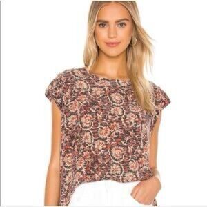 Free People High Tide Slub Jersey Modal Cotton Oversized Top SZ L